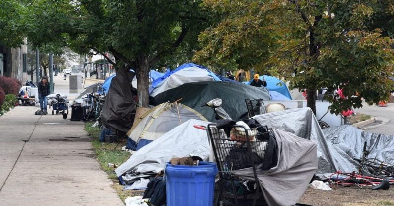 view of public encampment