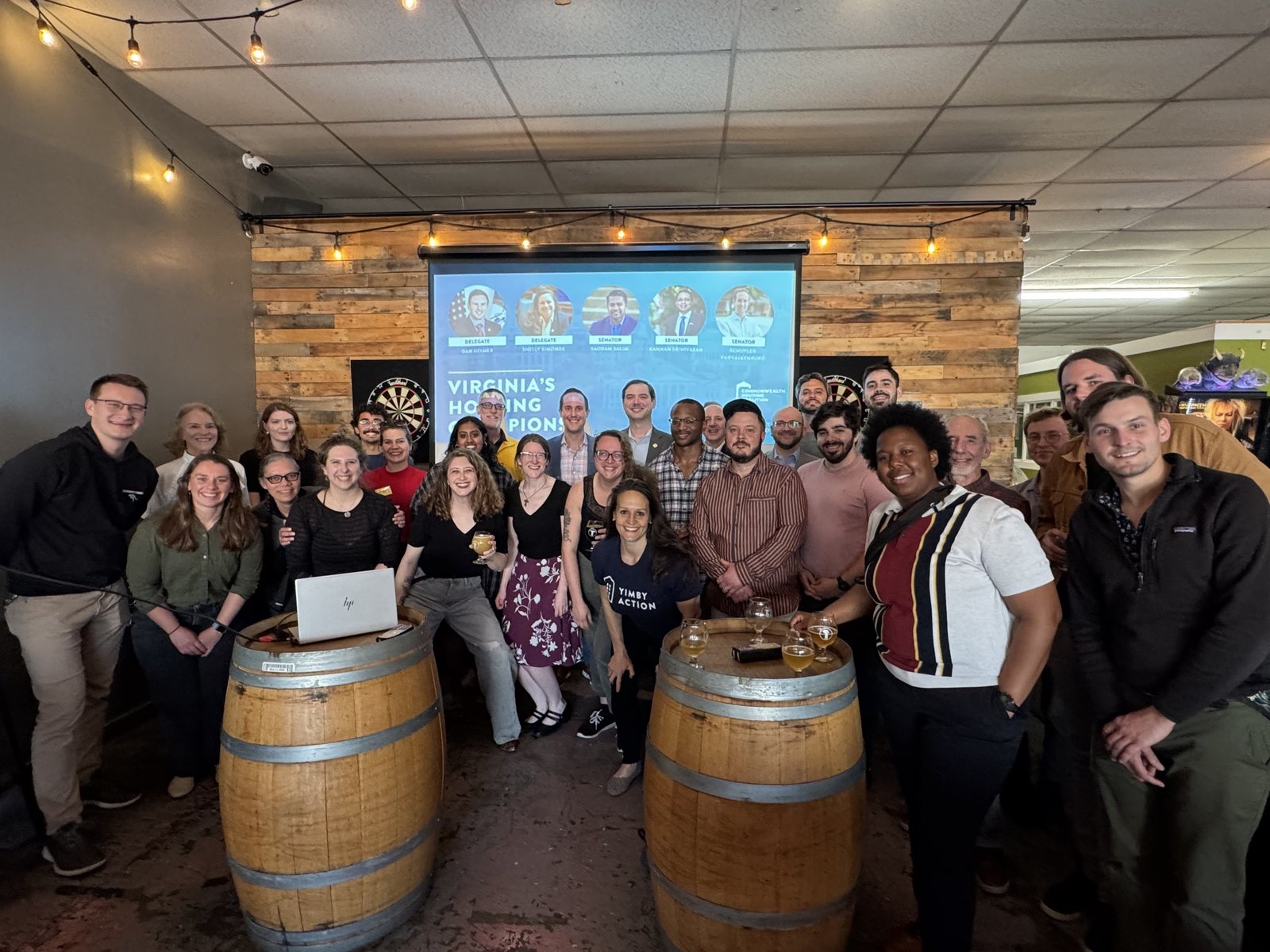 Commonwealth Housing Coalition Happy hour with Amy Klein