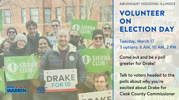 Drake Warren election day canvassing