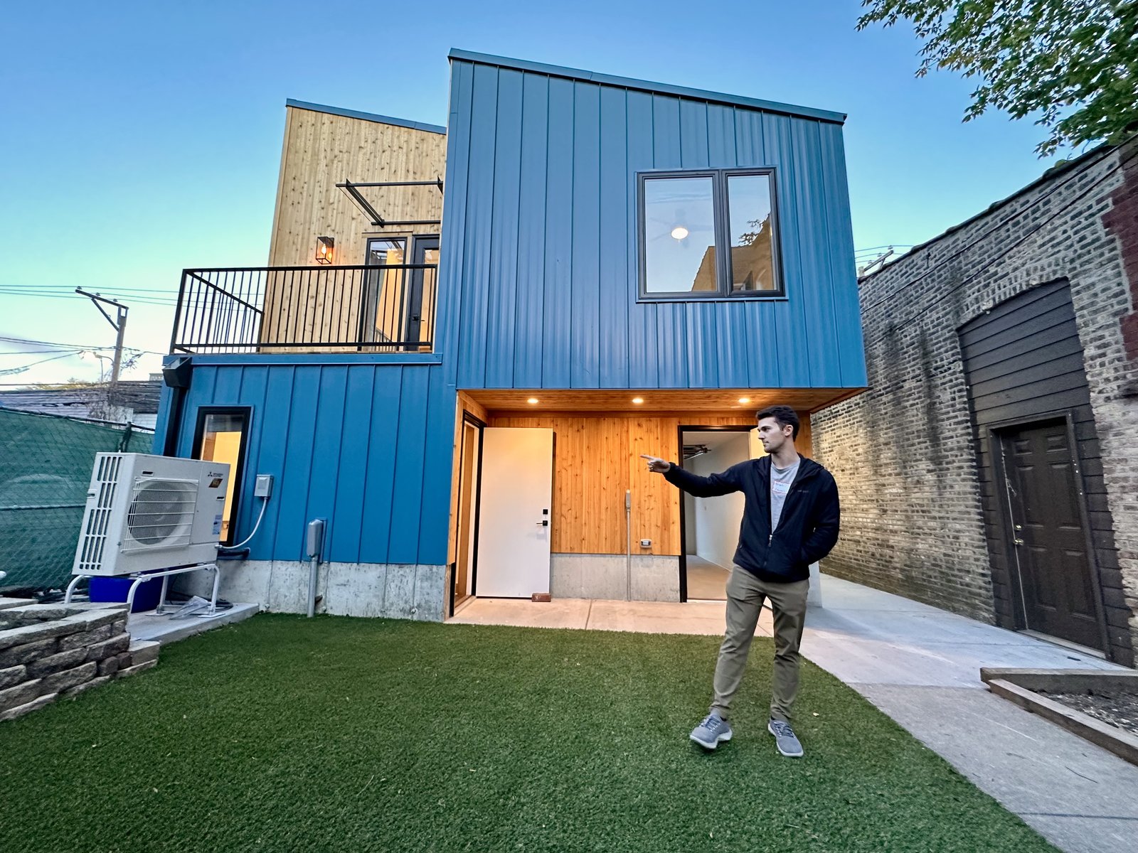 Brian and his coach house