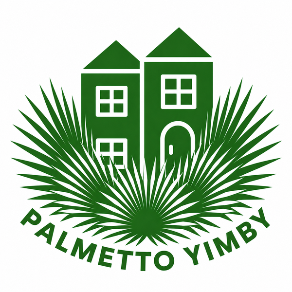 Palmetto YIMBY logo with words